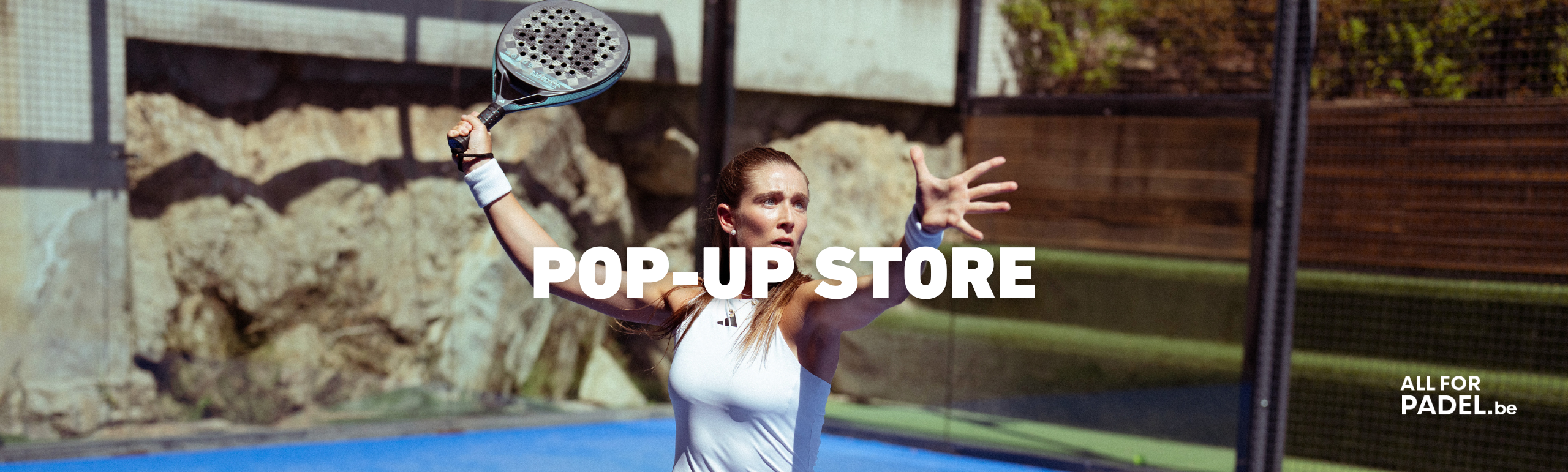 All For Padel Adidas pop-up store