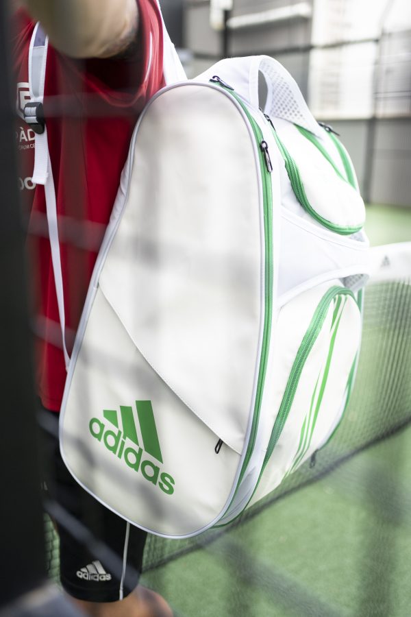 adidas racketbag - MULTIGAME WHITE/GREEN